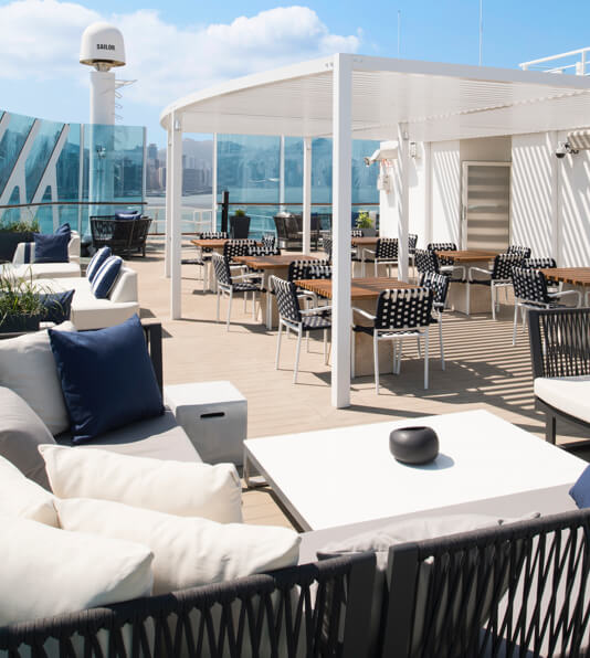 The Retreat Sundeck on Celebrity Millennium